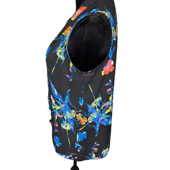 Violet & Claire Blue and Yellow Blouse - Picture 2 of 6